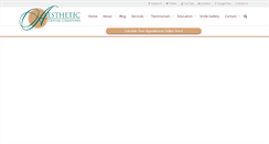 Desktop Screenshot of aestheticdentalcreations.com